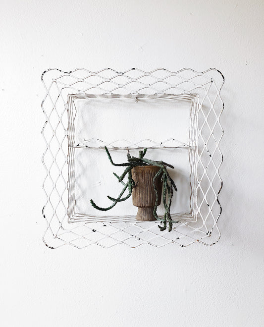 Mid Century Metal Shelf