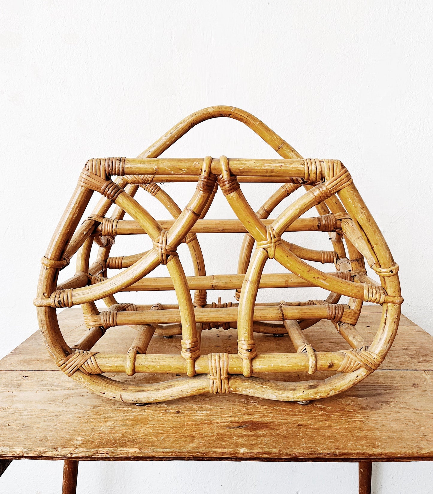 Chunky Bamboo Record Rack