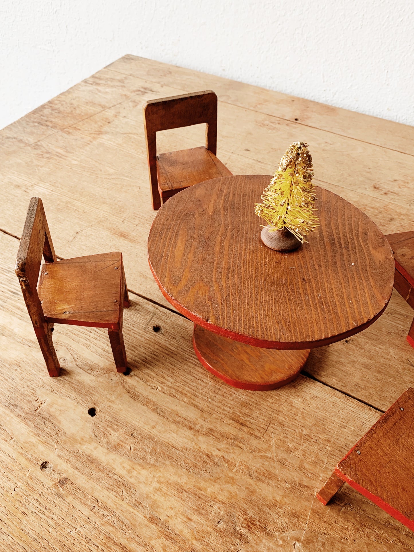 Vintage Handmade Miniature Furniture Set