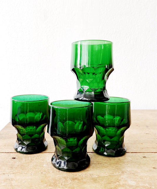 Vintage Hocking Green Glass Tumbler