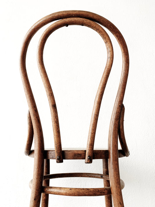 Antique Bent Wood Bistro Chair