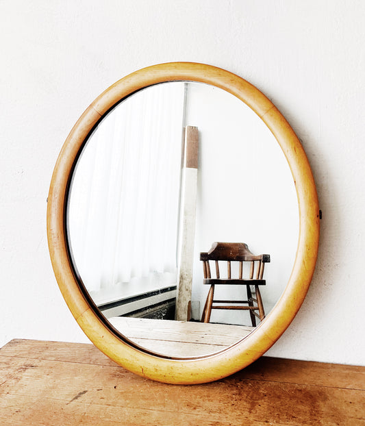 Vintage Ovoid Mirror
