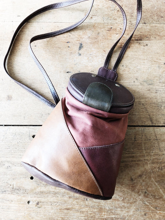 Vintage Leather Cross Body Pouch