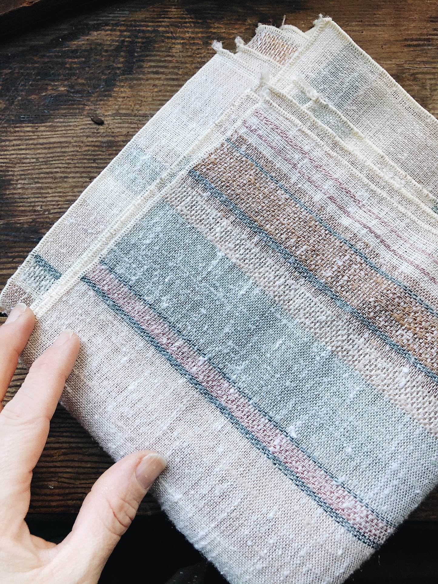 Vintage Woven Napkin Set of 6