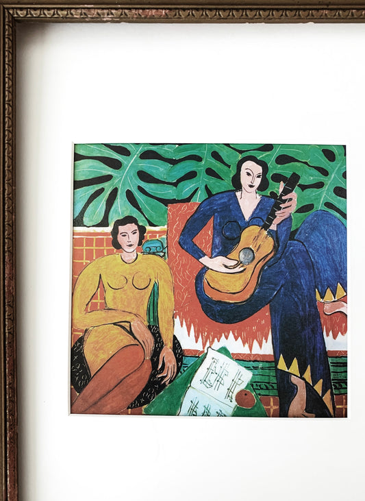 Vintage Framed Matisse Print