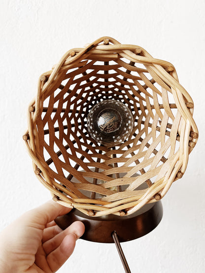Mid Century Woven Sconce