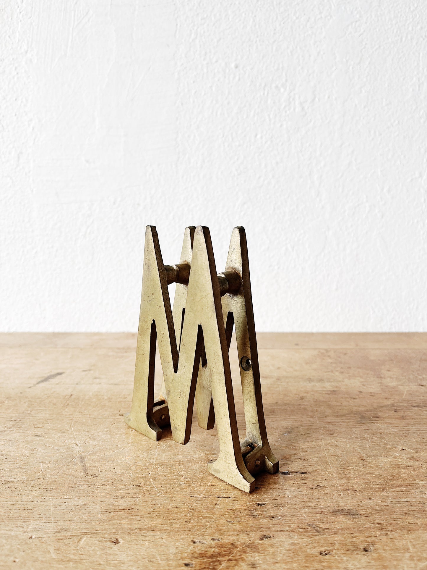 Machine Age Brass Initial