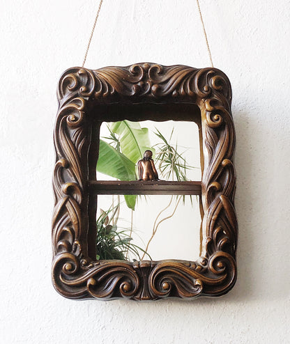 Vintage Rococo Style Mirror Shelf