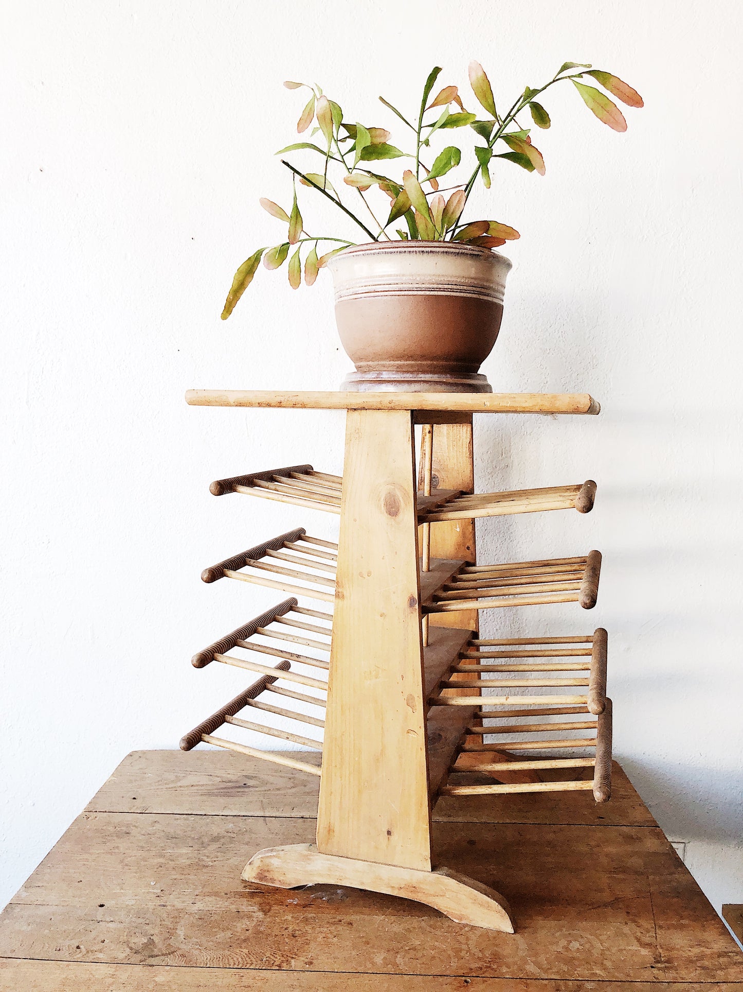 Handmade Spindle Book Table