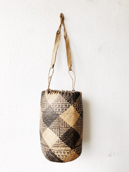Vintage Seagrass Basket