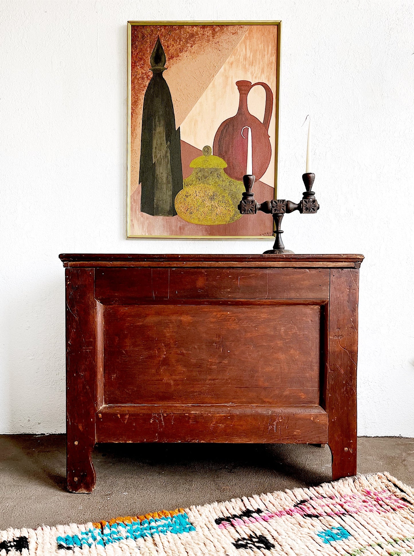 Primitive Wood Chest