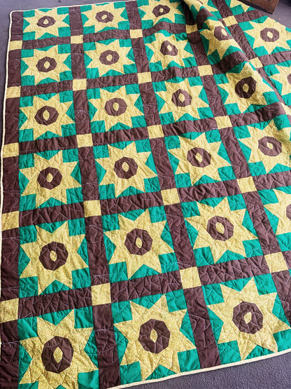 Vintage Handmade Cotton Quilt