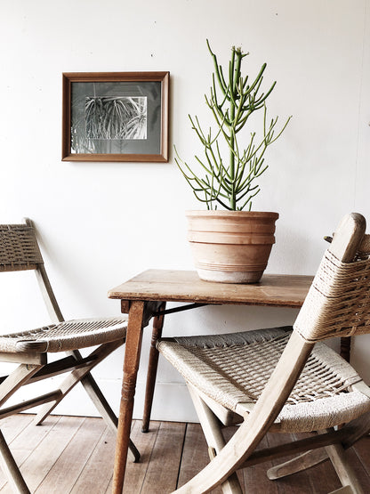 Vintage Folding Rope Chair