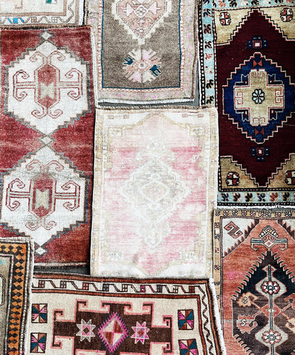 Vintage Turkish Mini Rug