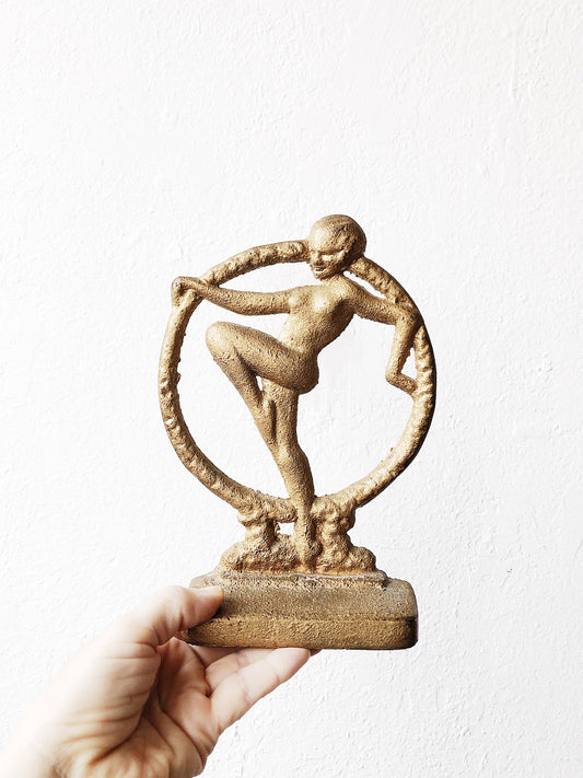 Art Nouveau Metal Sculpture