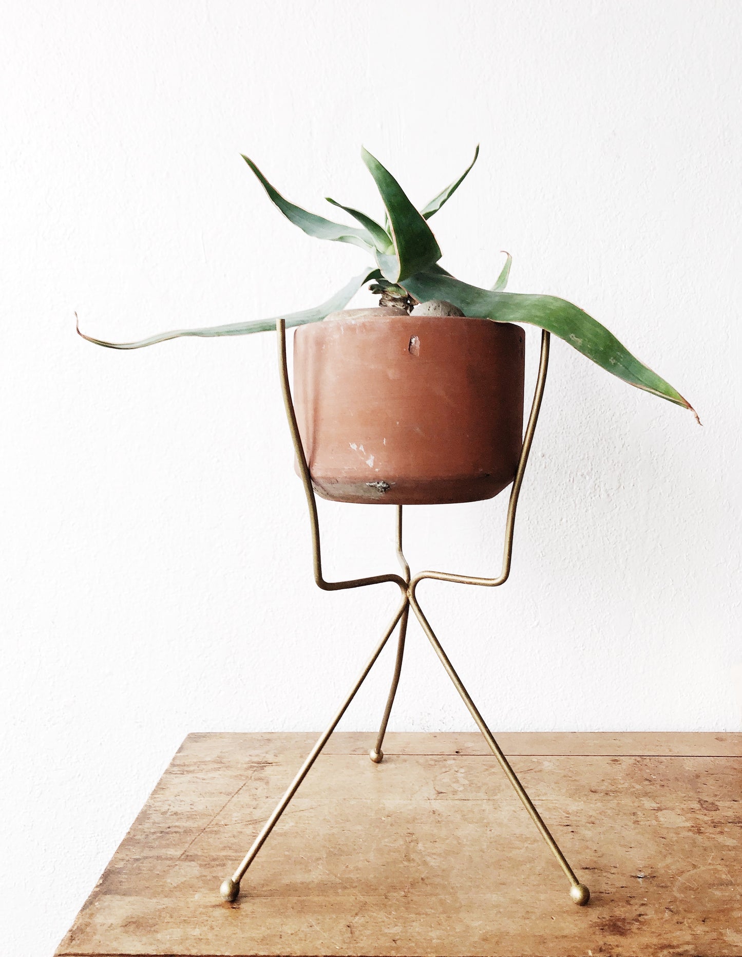 Vintage Mid Century Bullet Planter Stand