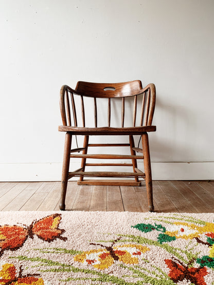 Vintage Oak Captains Chair