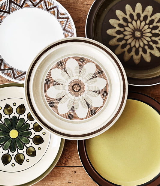 Vintage Stoneware Plate Sets