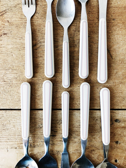 Vintage Flatware and Serving Set