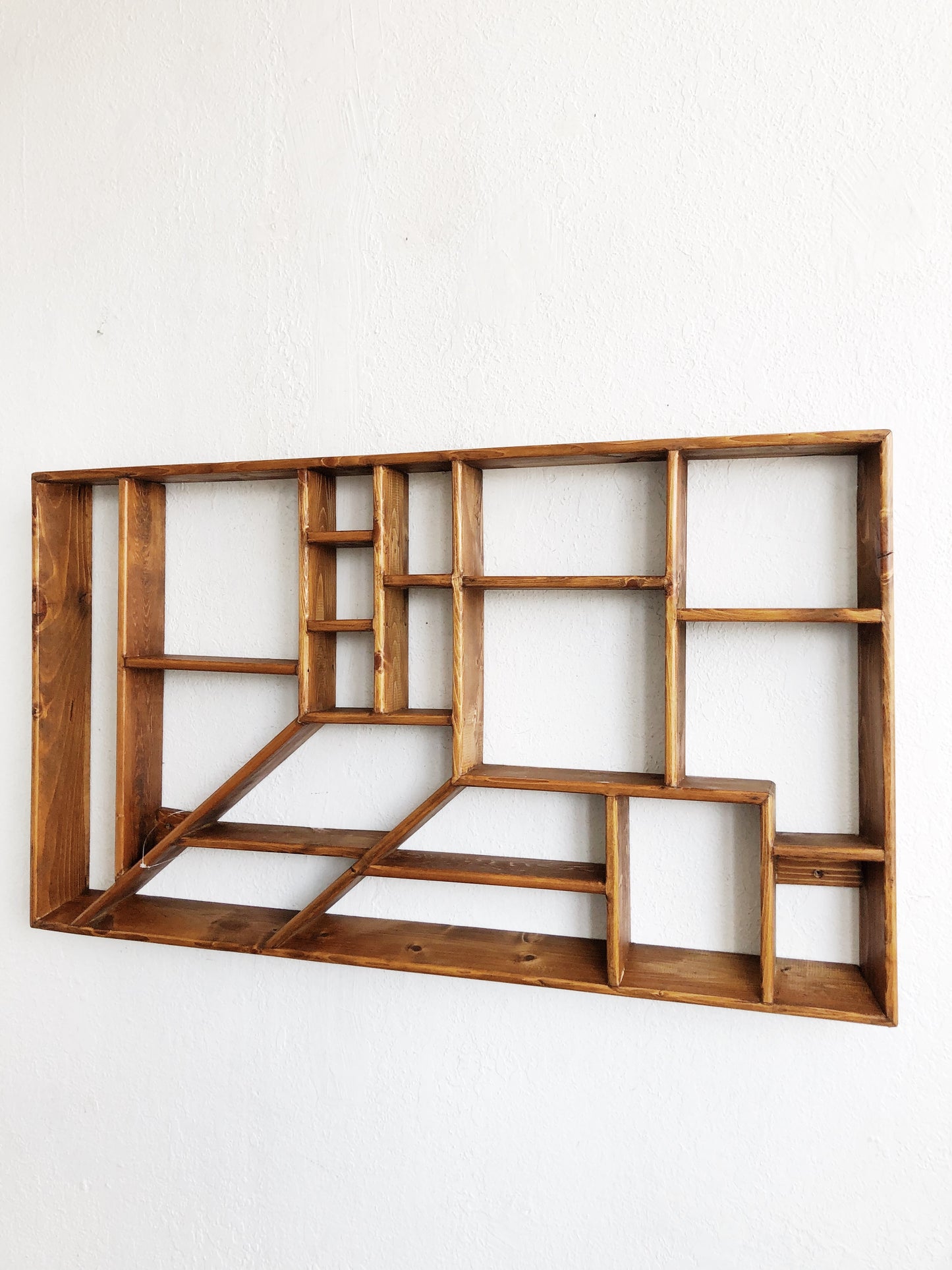 Large 1970s Handmade Shelf