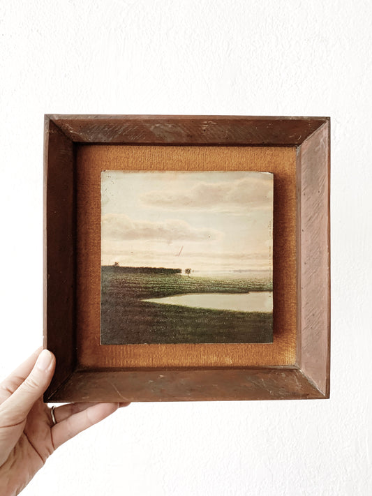 Vintage Framed Lithograph