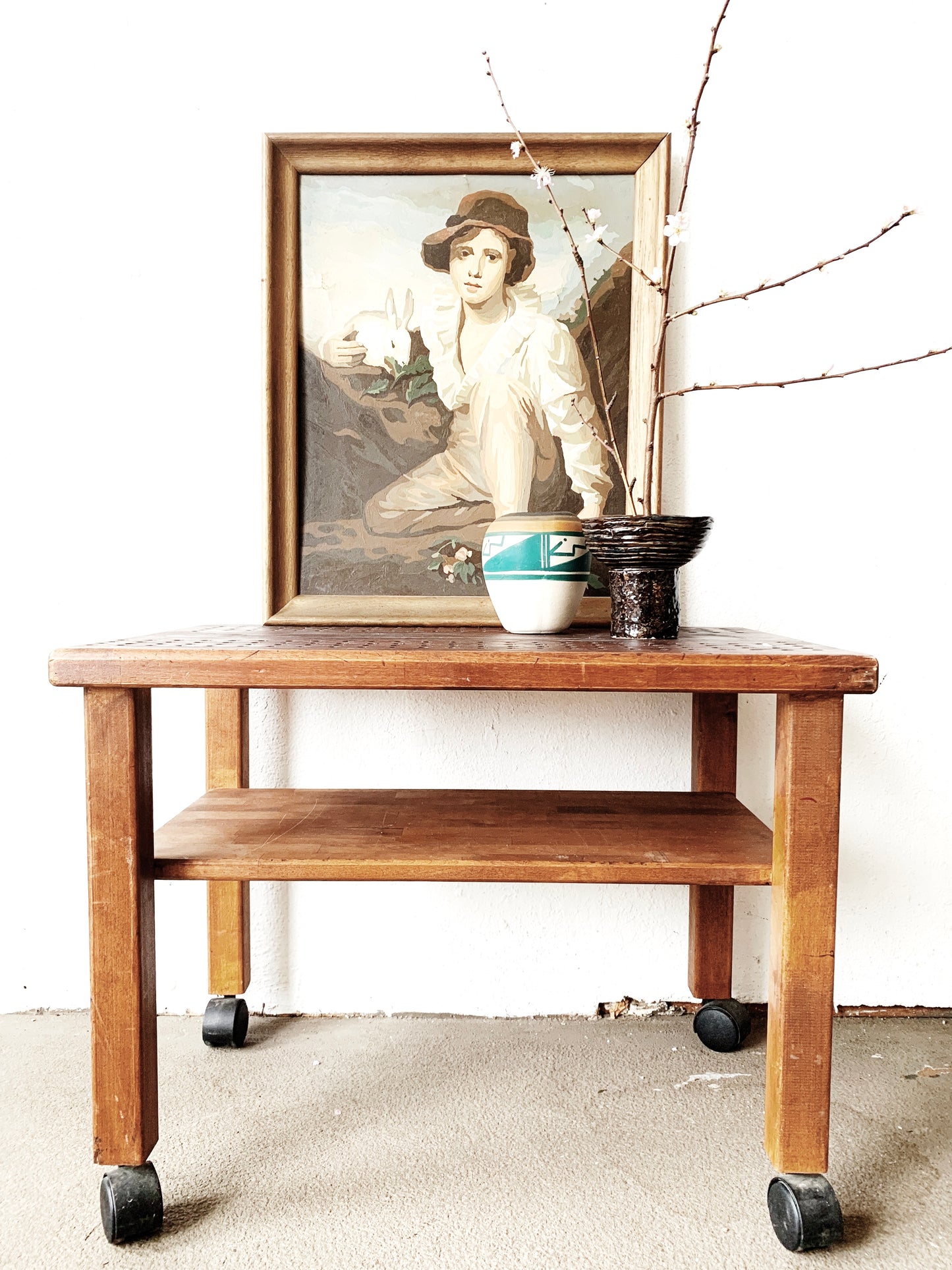 Large Vintage Framed PBN