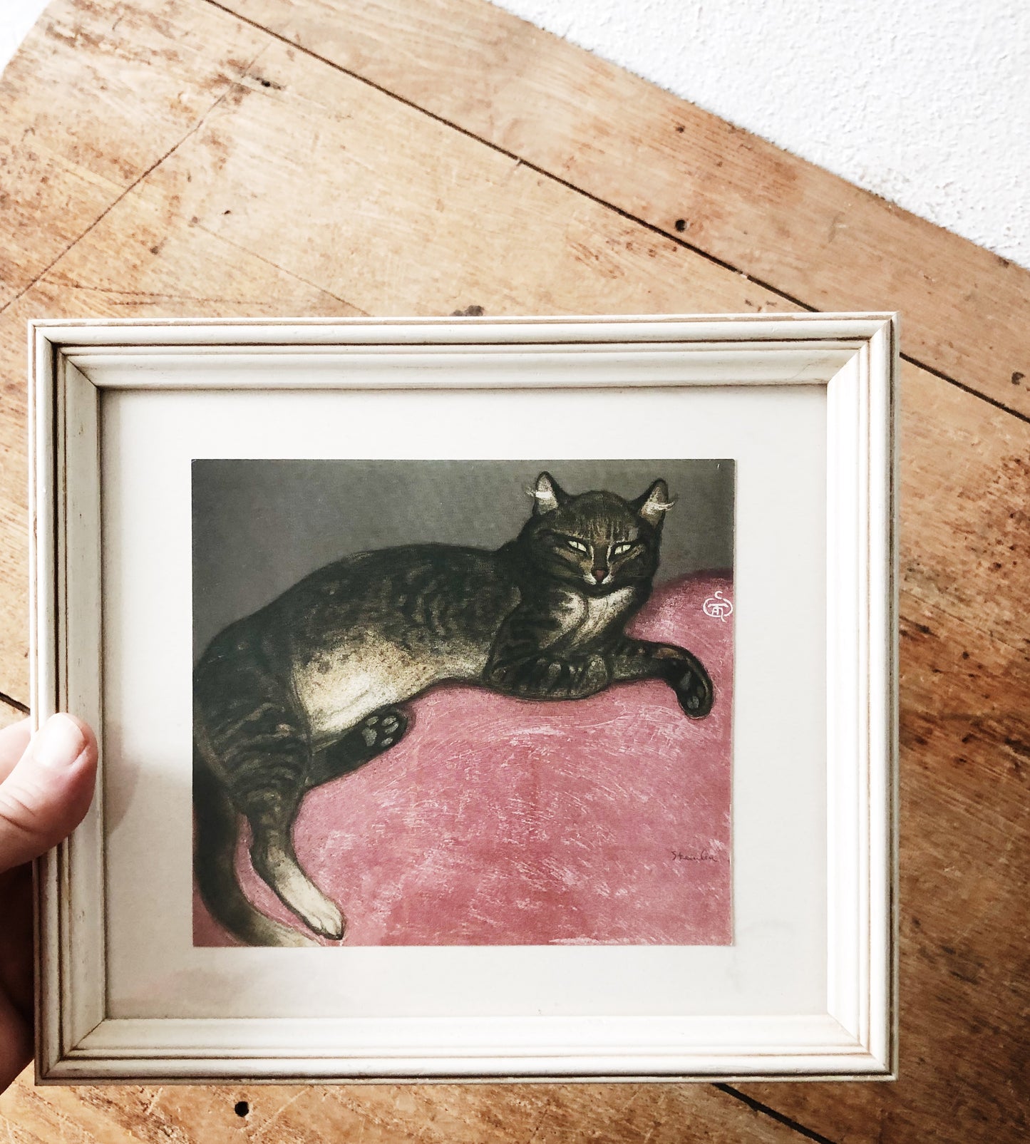 Vintage Japanese Cat Print