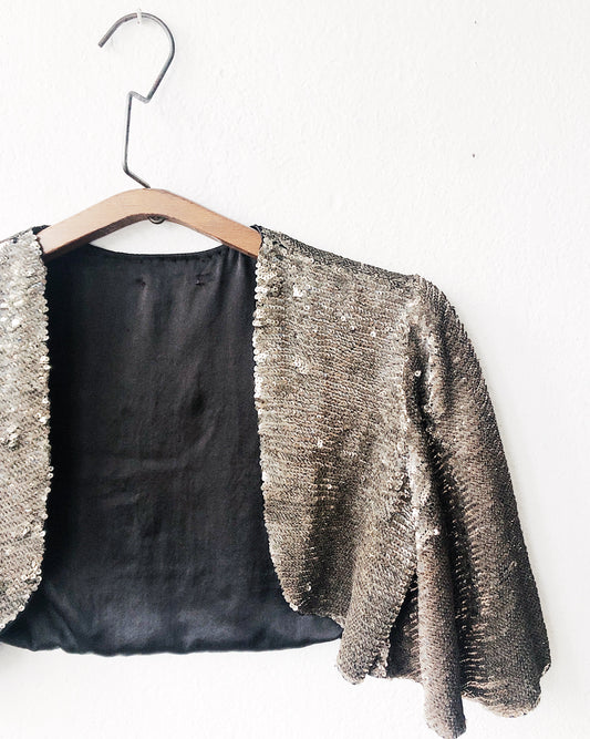 Vintage Sequin Bolero Jacket