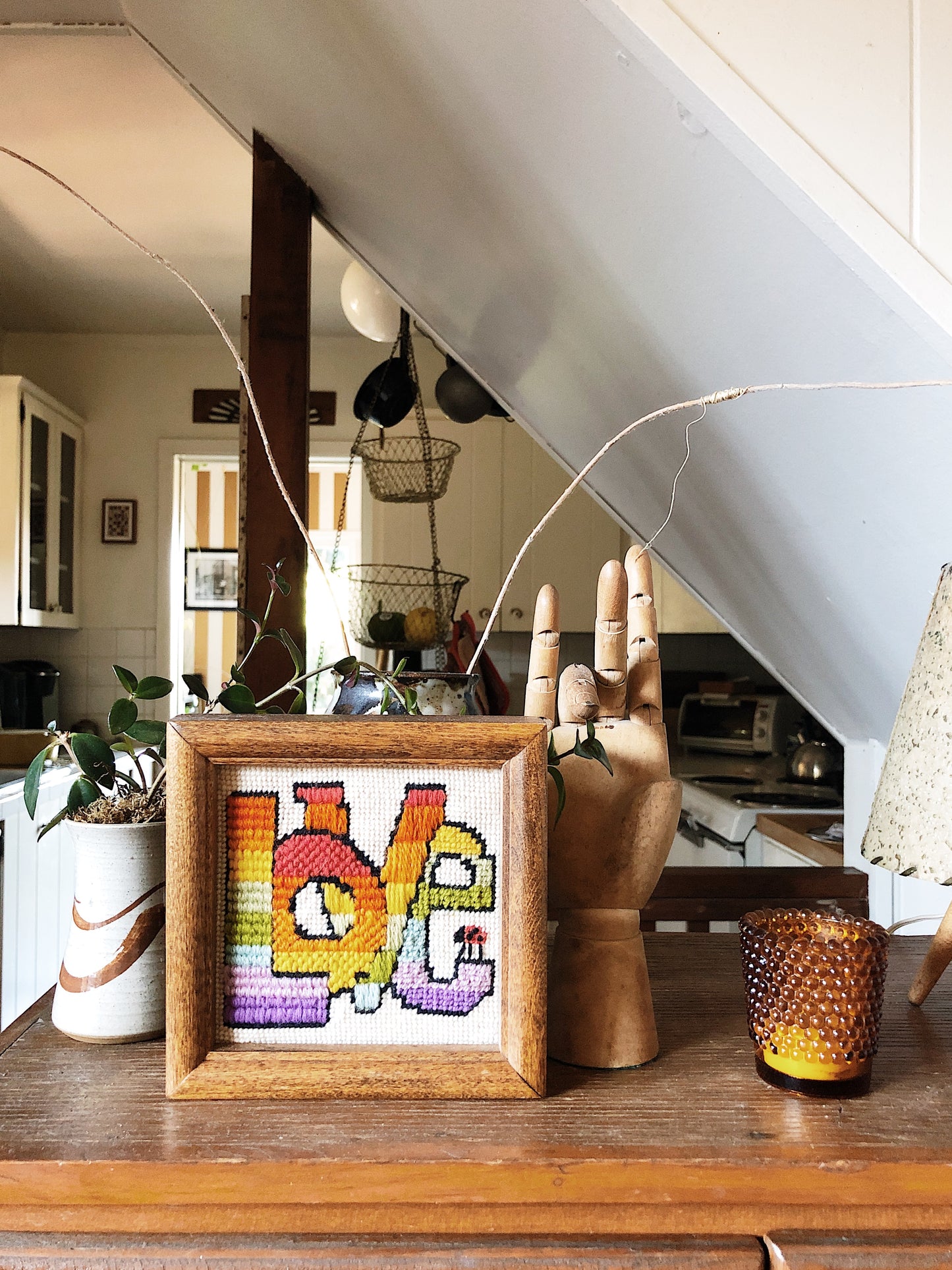 Vintage LOVE Needlepoint