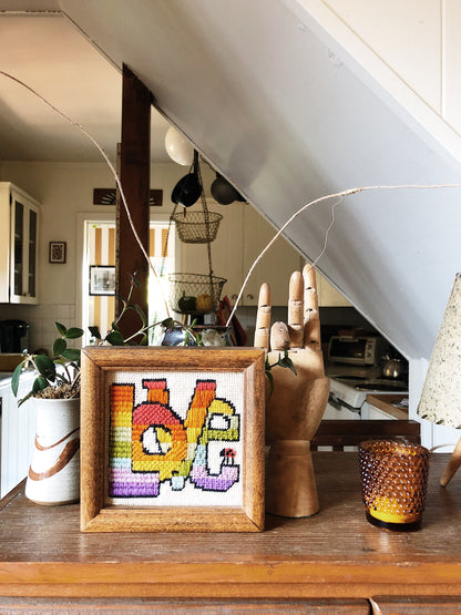 Vintage LOVE Needlepoint