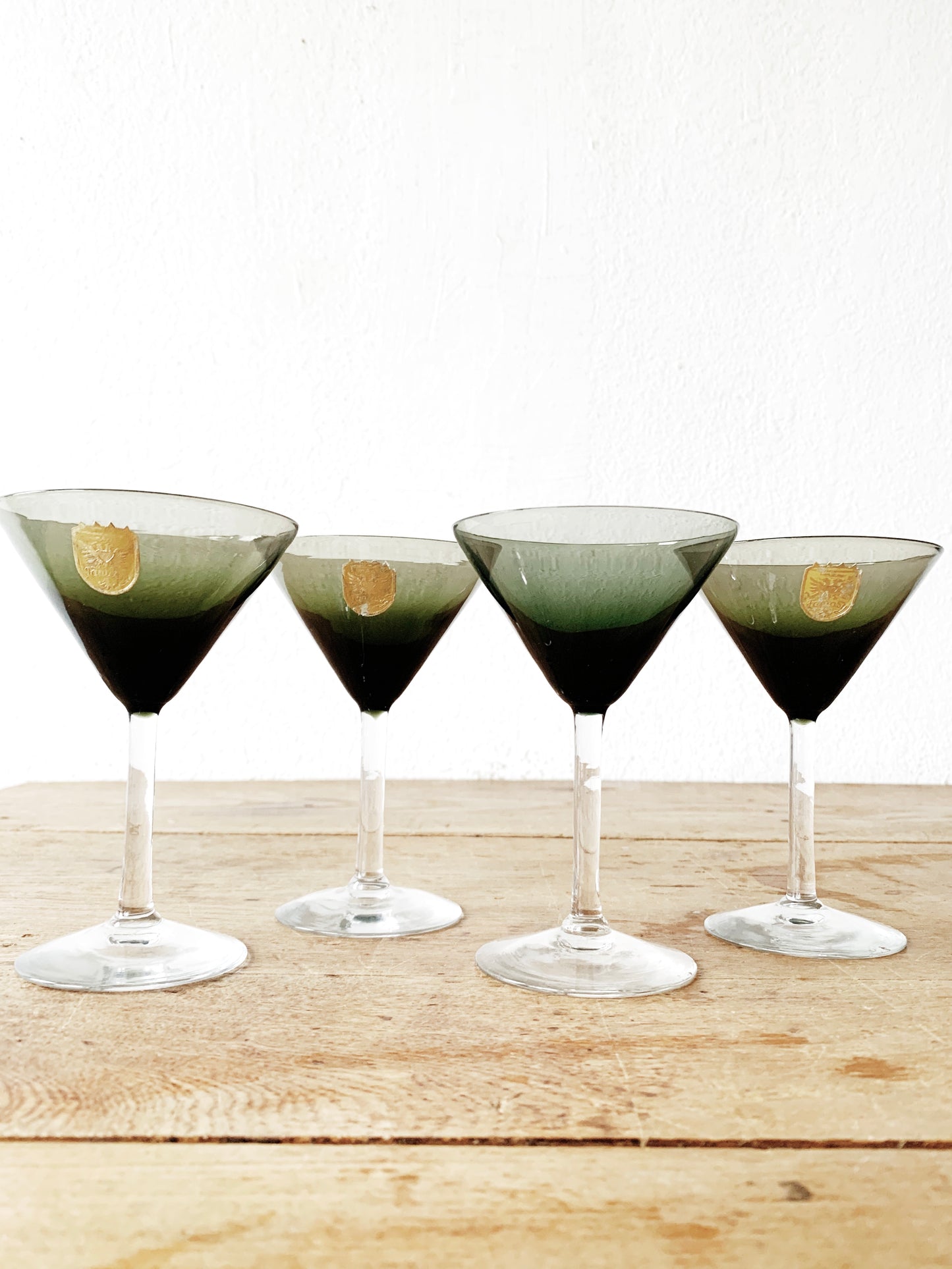 Mid Century Fantasy Cocktail Glasses
