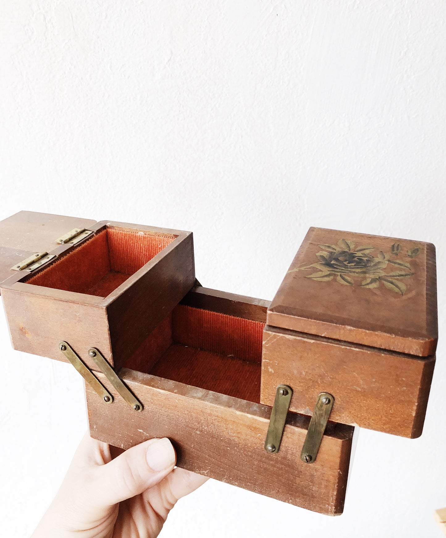 Antique Expanding Notions Box