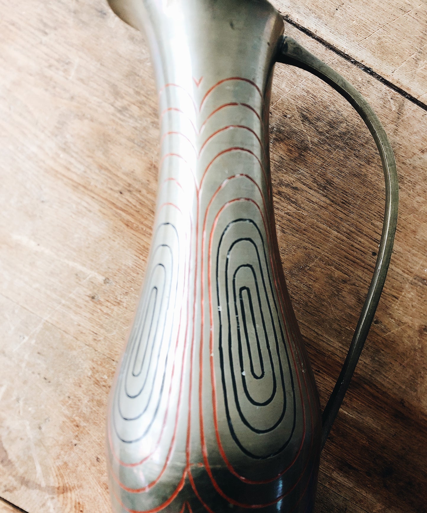 Vintage Mid Century Modernist Brass Pitcher