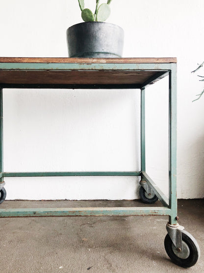 Vintage Industrial Rolling Cart