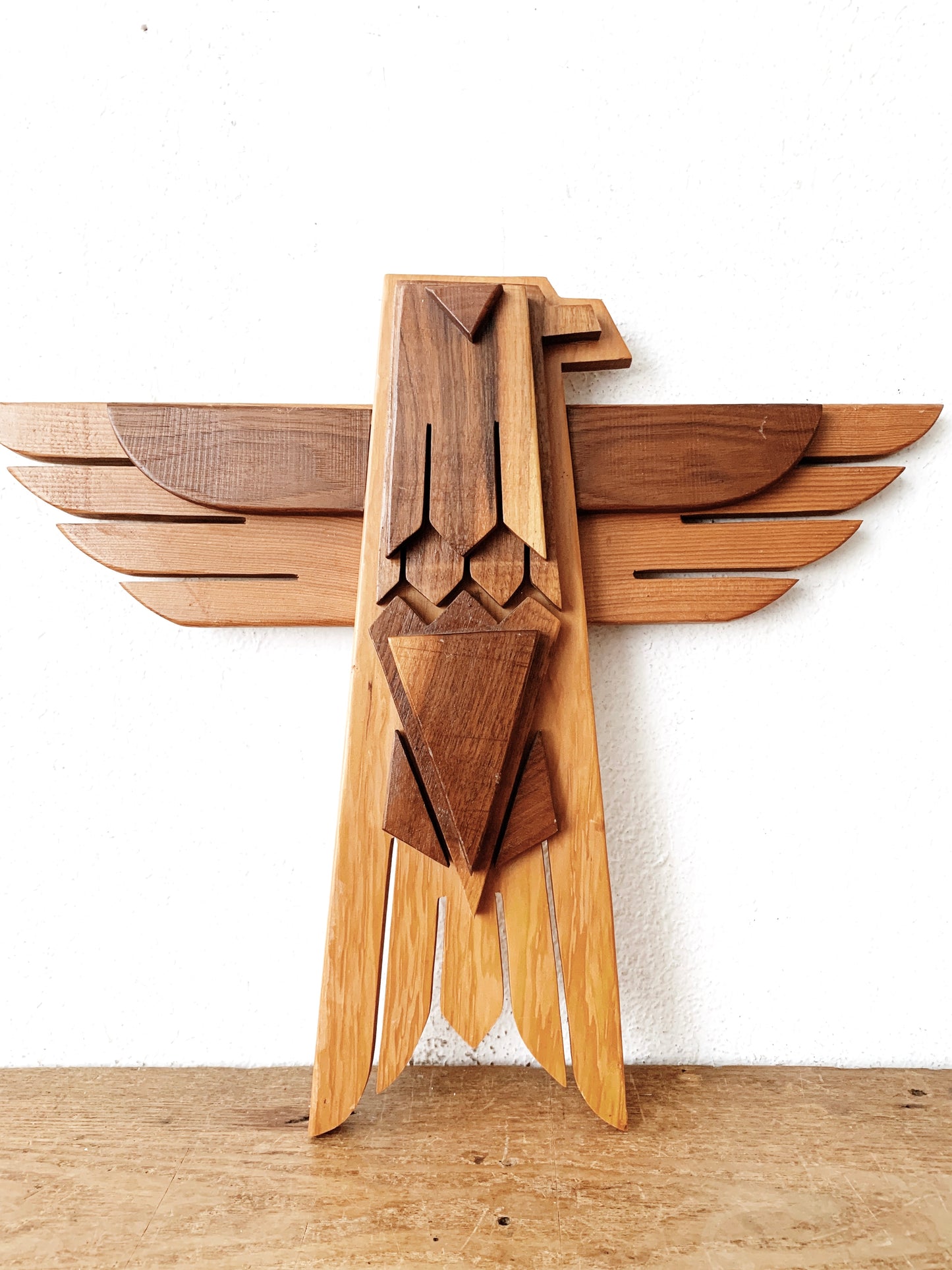 Handmade Thunderbird Art Wall Plaque