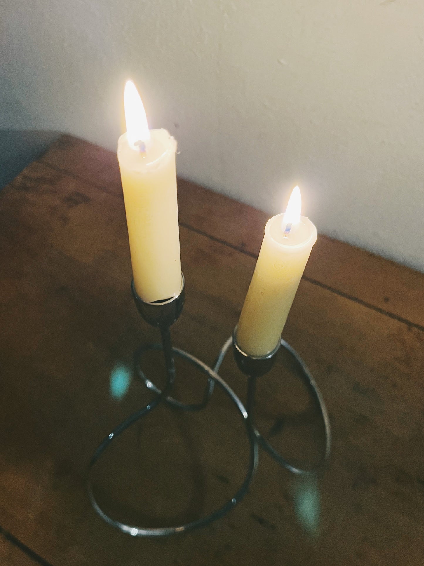 Contemporary Chrome Candlestick