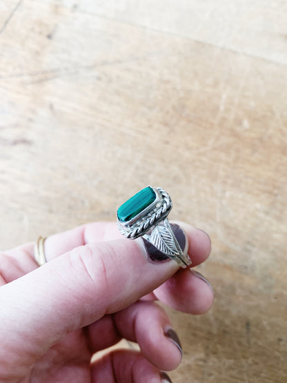 Vintage Malachite Ring
