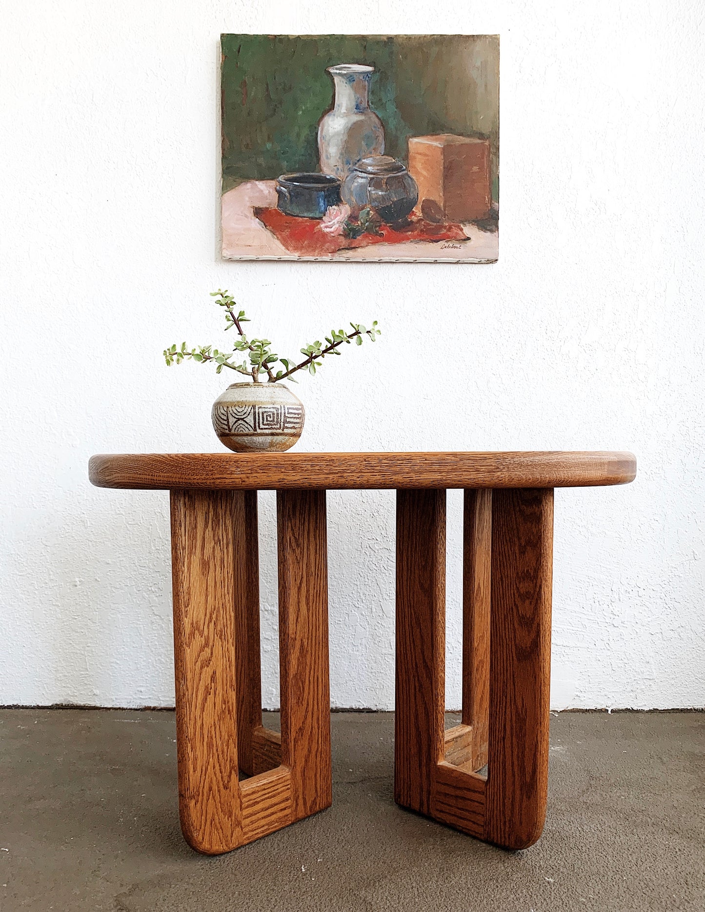 Vintage Petite Oak Coffee/Side Table