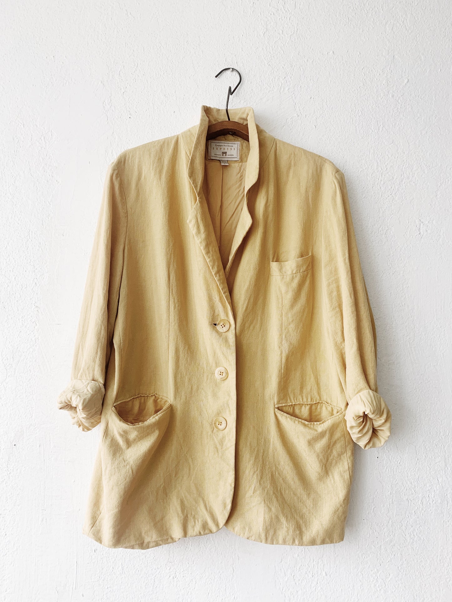 Vintage Linen Blazer