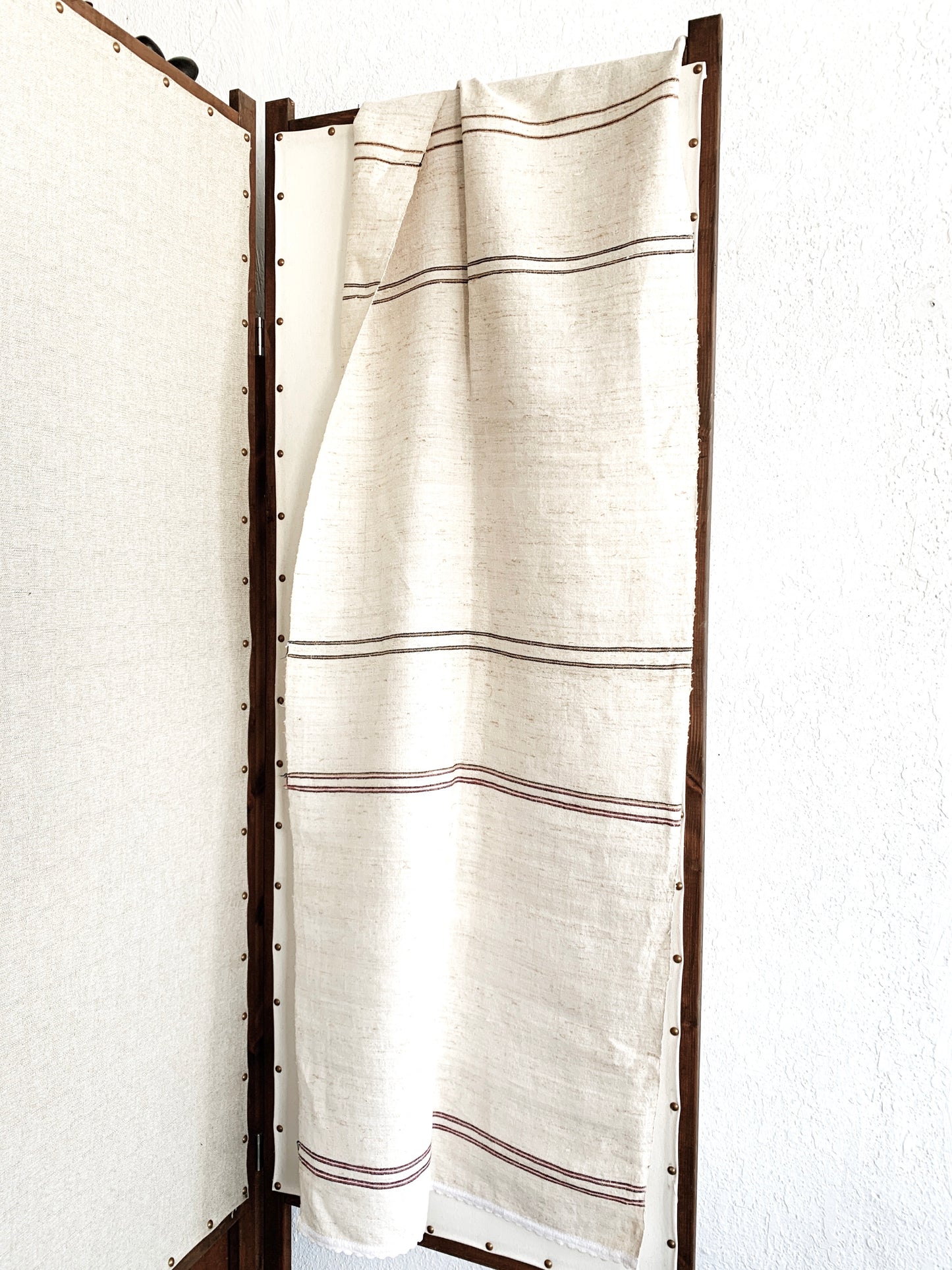 Hand Woven Raw Silk Textile