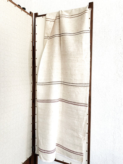 Hand Woven Raw Silk Textile