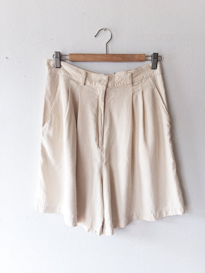 Vintage Raw Silk Shorts