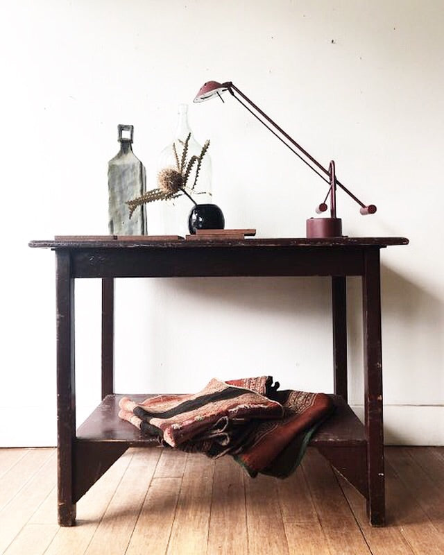 Vintage Wood Work Table