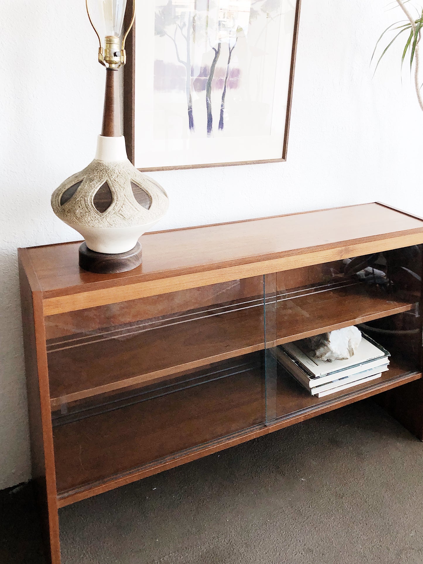 Vintage Mid Century Teak Console