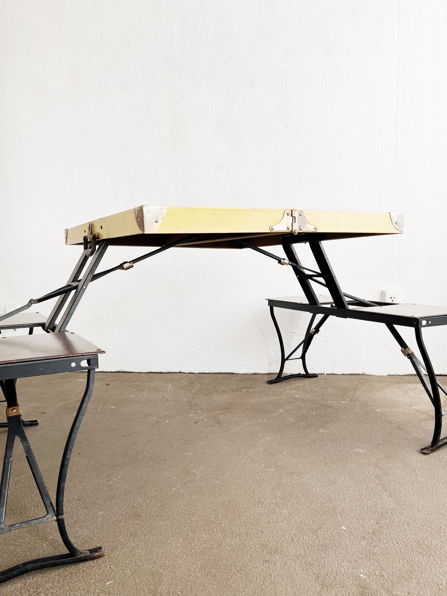 Vintage Folding Picnic Table