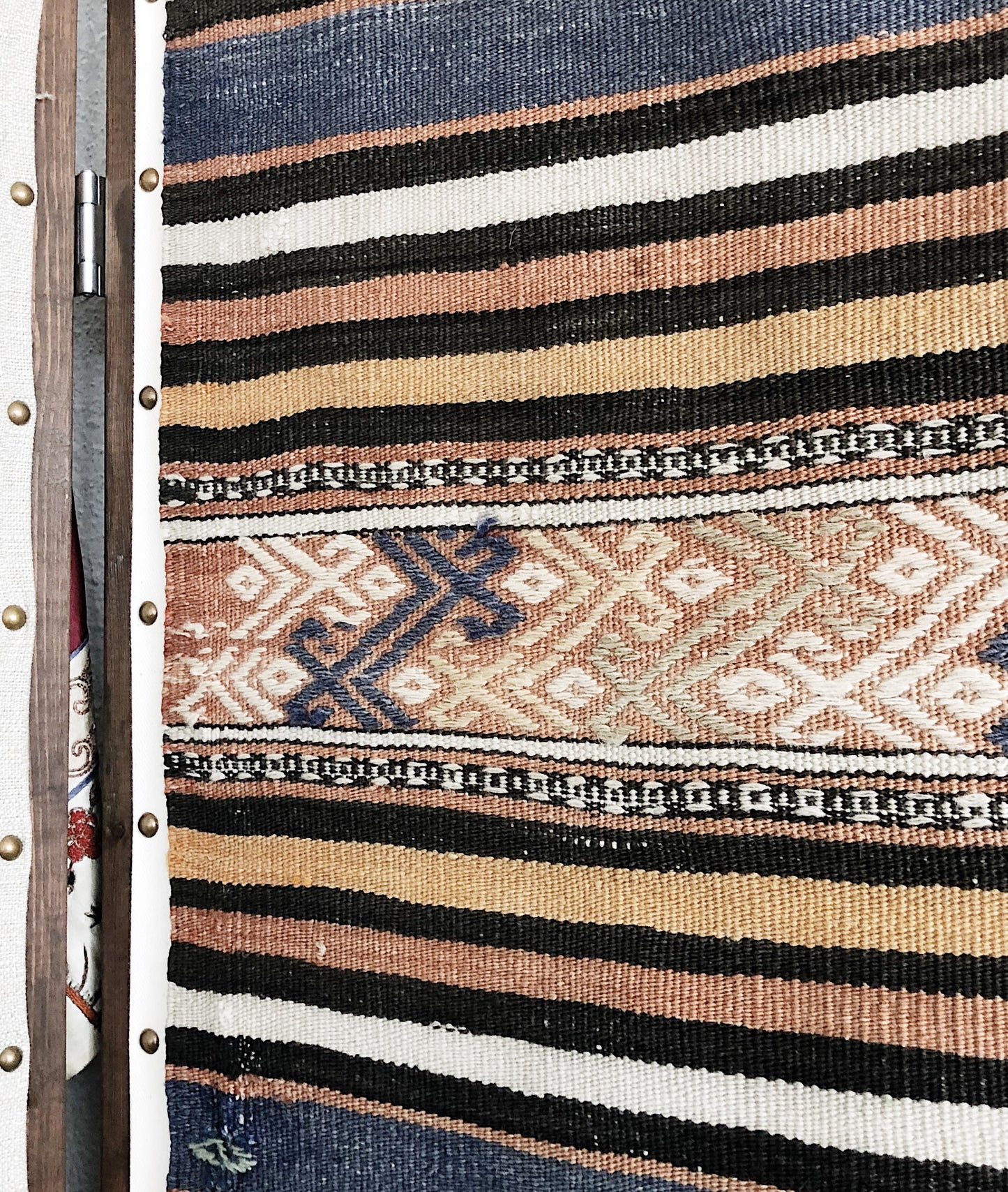 Vintage Turkish Cicim Kilim Rug
