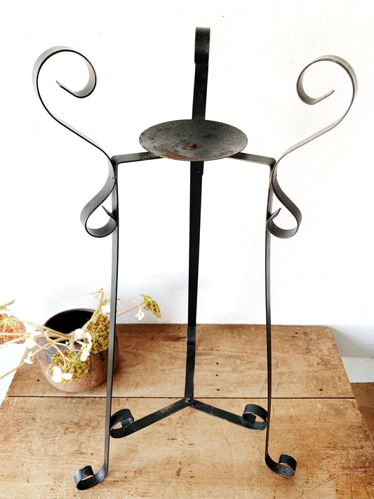 Antique Iron Plant Stand
