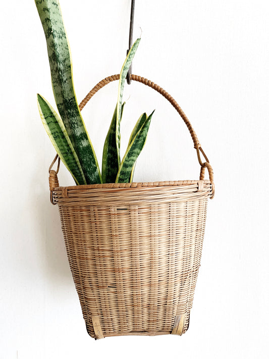 Vintage Handled Basket