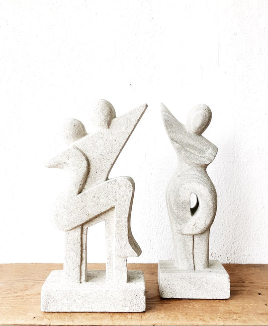 Vintage Limestone Sculpture