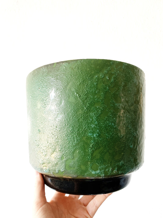 Mid Century Lava Glaze Pot